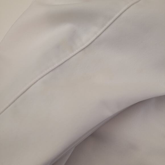 Adidas White Full Zip Track Jacket Youth XL Three Stripes Logo Streetwear - Picture 7 of 8